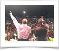 Evangelist Steven Sebyala preaching